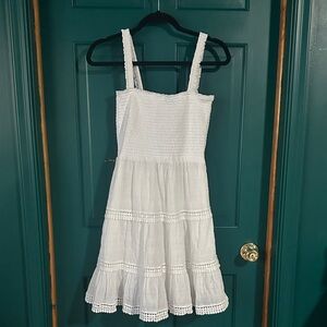 Steve Madden White Tiered Kids Dress